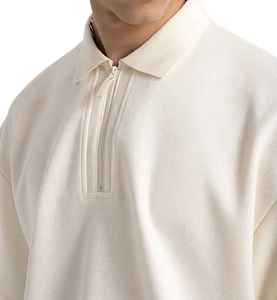 Polo homme uni de haute qualité, design moderne et ample, tissu durable, sélection de couleurs vibrantes, sensation décontractée, tenue professionnelle. - Product Image 6