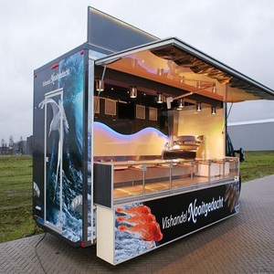 Camion de restauration mobile (remorque/chariot alimentaire) avec construction en fibre de verre pour la restauration rapide et les services de traiteur en extérieur - Product Image 3