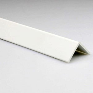 Extruded Rigid PVC L Shape Angle Corner Guard <b>Plastic</b> <b>Edge</b> Trim Profile for Furniture Construction and Wall Protection Use - Product Image 2