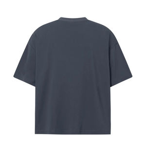 T-shirts pour hommes surdimensionnés 100 % coton à col rond et manches courtes, coupe ample, motif uni, style vintage, personnalisables - Product Image 2