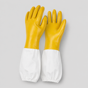 Gants de travail enduits de PVC alliant mobilité confortable des mains, protection durable et adhérence améliorée pour les tâches industrielles générales - Product Image 5