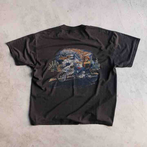 T-shirt noir à manches courtes et col rond pour homme, design uni, coupe décontractée, 100 % polyester jersey, anti-plis, séchage rapide - Product Image 3