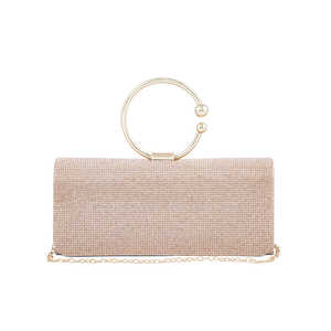 กระเป๋าราตรีแฟนซีแชมเปญกระเป๋าสะพายไหล่หรูหรา P24329โอกาสพิเศษ - Product Image 3