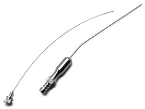 Tubes d'aspiration Frazier en acier inoxydable, instruments médicaux ORL et de neurochirurgie, canules ventilées Frazier angulaires, approuvées ISO - Product Image 2