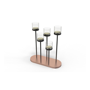 Brass <b>Candelabra</b> 7 Arm Candle Holder Metal Candle Stand for Home Decoration - Product Image 4