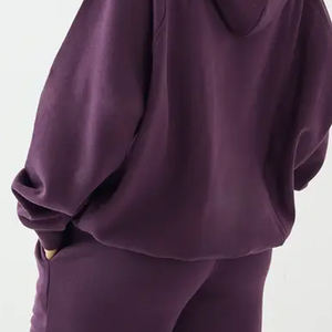 Sweat-shirt à capuche pour femme, coupe ample, manches longues, intérieur en polaire doux pour plus de chaleur et de confort, style pull, coupe décontractée - Product Image 6