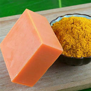 Savon ayurvédique Kasthuri Manjal 100gm barre de bain naturelle pour une peau claire et brillante - Product Image 1