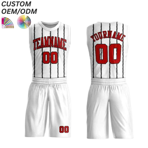 Maillot de basketball professionnel respirant, uniforme d'équipe personnalisé imprimé, 100 % polyester, support OEM ODM pour la fabrication en gros - Product Image 4