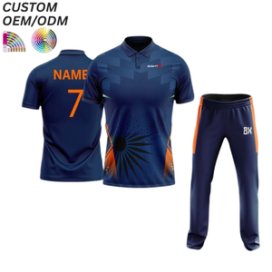 Maillot de cricket personnalisé, tenue d'entraînement sportive pour équipe, support OEM ODM pour la fabrication en gros, polyester à séchage rapide - Product Image 5