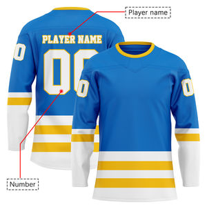 Maillot de hockey sur glace personnalisé par sublimation avec logo, fabricant en gros, usine OEM, fournisseur en vrac - Product Image 3