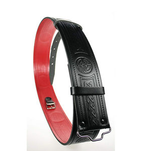 Ceintures de kilt en cuir au design personnalisé, de bonne qualité, accessoires musicaux traditionnels écossais en cuir des Highlands, ceinture de kilt - Product Image 1
