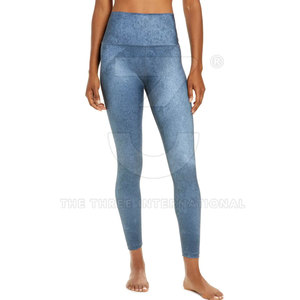 Best Design in <b>Low</b> MOQ Women <b>Leggings</b> High Quality Lightweight Elastic <b>Waist</b> Solid Pattern Workout Casual Smart Trend Style - Product Image 3