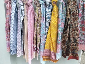 Wholesale Women's Cotton Long <b>Scarf</b> Boho Animal Print Beachwear Summer Wrap Mandala Design Quick Dry Breathable MOQ 2pcs 1 Piece - Product Image 2