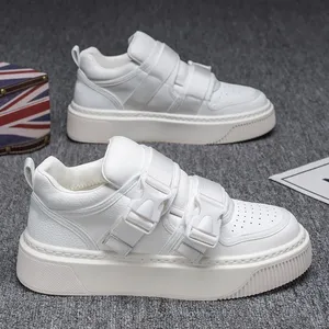 Trend Thick-Soled Heightening Sports <b>Shoes</b> Men 2025 Spring New <b>Hook</b> & Loop Casual Board <b>Shoes</b> Fashion Versatile Sneakers For Men - Product Image 4