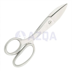 Heavy Duty Stainless Steel Multipurpose <b>Scissors</b> with Blue Coated Handle for Sewing Tailoring <b>Dress</b> <b>Making</b> and Fabric Cutting - Product Image 2