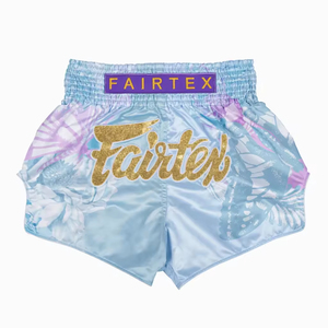 กางเกงมวยไทย FairTex รุ่นใหม่ขายดี ราคาส่ง RTS ออกแบบใหม่ ผลิตจากโพลีเอสเตอร์ 100% สำหรับออกกำลังกายที่ยิม - Product Image 2