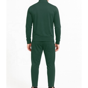 Conjunto Deportivo de Algodón de Alta Calidad al por Mayor, Pantalones Deportivos Verdes y Sudadera con Capucha, Ropa Deportiva de Talla Grande - Product Image 2