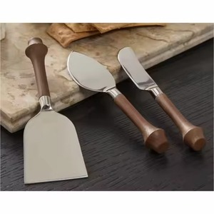 ชุดมีดชีสสแตนเลสทนทาน ชุดอุปกรณ์ตัดชีสแบบหนาพิเศษ ชุดเสิร์ฟในครัว - Product Image 1