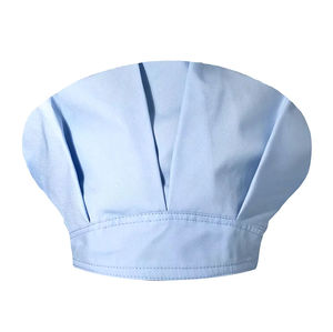 Chapeau de bloc opératoire médical 100 % coton tissé avec technologie anti-transpiration, boutons de soulagement pour les oreilles, service OEM, impression de logo personnalisé - Product Image 1