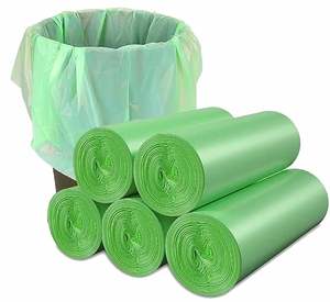 Lot de 3 sacs poubelles résistants en amidon de maïs biodégradable, sacs à déchets biodégradables durables, disponibles en grande quantité - Product Image 1