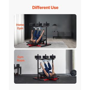 Pressa per gambe in acciaio al carbonio ad alta intensità macchina verticale per la parte inferiore del corpo casa palestra attrezzatura per allenamento regolabile per la forza delle gambe 550 libbre - Product Image 6