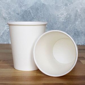 Vasos de Papel Desechables para Bebidas Frías y Calientes de 8oz con Logotipo Personalizado, para Eventos Promocionales - Product Image 4