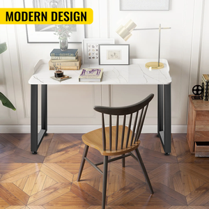 Rectangular Metal Furniture <b>Legs</b>, Set of 2, Metal <b>Table</b> <b>Legs</b>, Square Shape Black Color Cap 2204lb DIY Metal <b>Table</b> <b>Leg</b> EDPTBL005 - Product Image 2