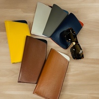 Étui à lunettes en cuir PU personnalisé avec logo, le plus vendu, pour lunettes de soleil, pochette souple à fermeture par pression