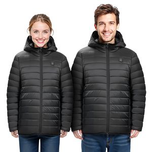 Giacca Riscaldata da Donna con Batteria 7.4V, Cappotto Elettrico con 4 Zone di Riscaldamento, Antivento, Leggero, per Sci e Neve - Product Image 1