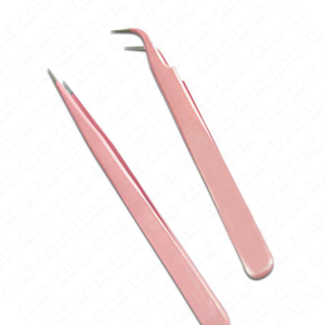 Pinzas Profesionales de Acero Inoxidable con Punta Inclinada para Extensión de Pestañas, Aplicador de Pestañas de Volumen de Precisión, Herramienta de Belleza de Alta Calidad - Product Image 5