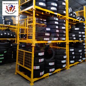Estante Metálico Plegable para Almacenamiento de Neumáticos para Almacenes e Instalaciones Automotrices que Permite un Manejo Organizado de los Neumáticos - Product Image 4