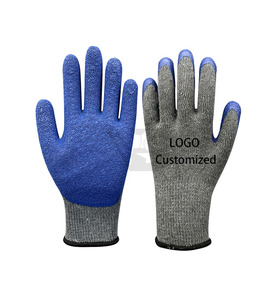 Gants de sécurité anti-coupure en caoutchouc latex enduit pour travaux de jardinage et de construction, vente en gros - Product Image 6