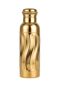 ขวดทองแดงเคลือบทองดีไซน์โค้ง สำหรับใช้ในบ้าน สำนักงาน และโรงเรียน - Product Image 1