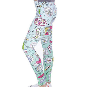 <b>Slim</b> Fit High-Waisted Ankle-Length Solid Spandex/Nylon Lightweight Customizable Women <b>Leggings</b>-Best Design Your Own Wholesale - Product Image 3