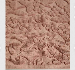 Tapis de bain en coton de qualité supérieure, écologique, antidérapant, design ondulé, tapis carré doux, fabriqué à la machine, couleur personnalisée - Product Image 4