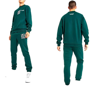 Winter Pakistan Design Men High Quality Cotton 2-Piece Set Casual Solid Chenille Embroidery Streetwear for Online Selling - Product Image 6
