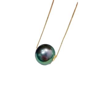 สร้อยคอมุกน้ำจืดขนาด 10-11 มม. ทรงกลมสมบูรณ์แบบ สร้อยคอสำหรับคุณแม่ พร้อมแสงเงางาม ของขวัญวันหยุด สร้อยคอจี้แฟชั่น - Product Image 4