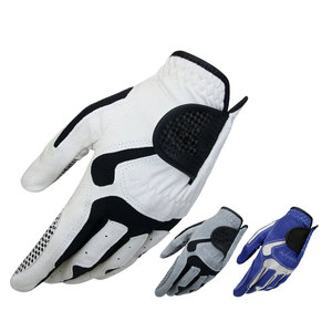 Gant de golf pour main droite en cuir Cabretta, respirant, séchage rapide, antidérapant, à doigts complets, avec fermeture auto-agrippante, unisexe, pour activités de plein air - Product Image 3