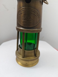Best Quality Vintage <b>Brass</b> Miner's Lamp Royal Nautical <b>Lantern</b> with Glass Antique Finish Available For Sale - Product Image 1