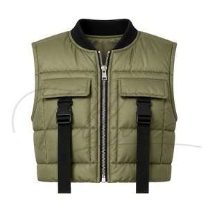 Fabricante OEM, Chaleco Acolchado sin Mangas para Mujer 2026, Color y Talla Personalizados, Chaleco Acolchado para Mujer OEM - Product Image 1
