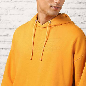 Oversized Men's 100% Cotton Solid Hoodies-High Quality Winter Street Wear Customizable Design Top Selling - Product Image 4