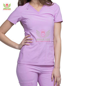 ชุดยูนิฟอร์มแพทย์โรงพยาบาลทันตกรรมคุณภาพสูงแบบใหม่ปี 2026 พร้อมโลโก้สั่งทำ OEM ไซส์ XL สำหรับแพทย์ชายหญิง ชุดพนักงานร้านเสริมสวย ผลิตจากโพลีเอสเตอร์/ผ้าฝ้าย - Product Image 6