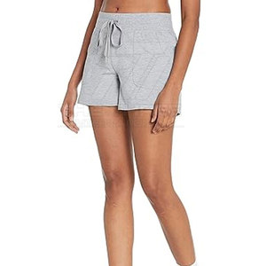Shorts Bermuda de Cintura Alta con Cordón para Mujer, Transpirables, de Secado Rápido, 100% Algodón, Casuales, para Verano, Cómodos, Ligeros, para Viaje - Product Image 4