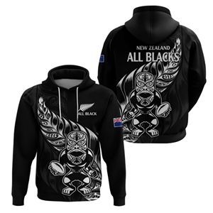 Sweat à capuche personnalisé OEM/ODM avec impression par sublimation, motifs tribaux Maori et Hawaïens, vente en gros, marque privée, style Polynésien et Samoan - Product Image 3