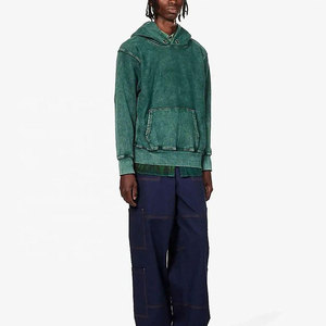 Sudadera con Capucha Oversize de Algodón Grueso con Estampado de Estrellas Better Days para Hombre, Estilo Urbano, Negra, de Felpa Francesa - Product Image 1