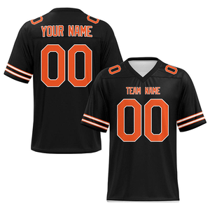 Custom American Football Jersey Men's Team Uniform Personalized Game Shirt Breathable Athletic Sportswear OEM Manufacturer - Product Image 1