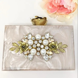 กระเป๋าคลัทช์มืออีพ็อกซี่เรซิ่น กระเป๋าถือเสริมแฟชั่นสตรีคุณภาพพร้อมกระเป๋าคลัทช์สไตล์แฟนซีจากผู้ผลิตชาวอินเดีย - Product Image 2