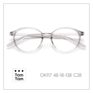 ทัมทัม OK117 กรอบแว่นตาใสแบบเต็มขอบ 48-18-138 สำหรับผู้ใหญ่ทุกเพศ แก้ไขการมองเห็น - Product Image 1
