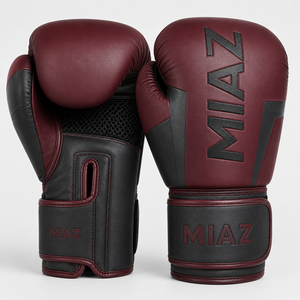 MIAZ <b>Boxing</b> <b>Gloves</b> <b>White</b> Blue PU Leather for Closure Breathable Lightweight Adult Training <b>Gloves</b> Custom Wholesale Cheap - Product Image 6