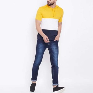 เสื้อฮู้ดแขนสั้นผู้ชายสำหรับฤดูใบไม้ผลิและฤดูร้อน ผ้าฟลีซ 100% ผ้าฝ้าย ระบายอากาศได้ดี เป็นมิตรกับสิ่งแวดล้อม ปักลายเรียบๆ ย้อมสีพื้น สามารถปรับแต่งสีได้ - Product Image 2